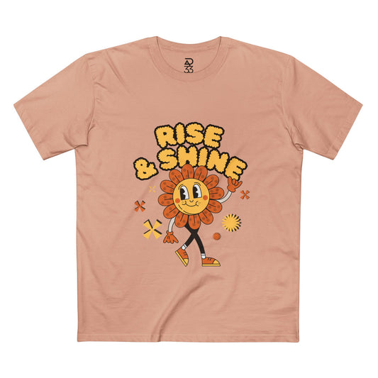 Rise and Shine Retro Flower Tee